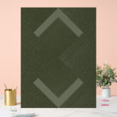 Getextureerd geometrisch mos acryl teken bord (Huwelijk)