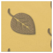 getextureerd goudbladpatroon stof (Close Up)