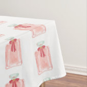 Getextureerd handgetekend bruidsfles tafelkleed (Voorbeeld)