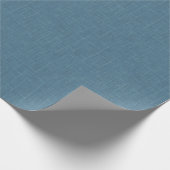 Getextureerd herringbone blauw. cadeaupapier (Hoek)