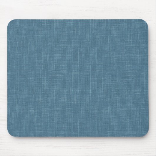 Getextureerd herringbone blauw. muismat (Voorkant)