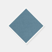 Getextureerd herringbone blauw. servet (Hoek)