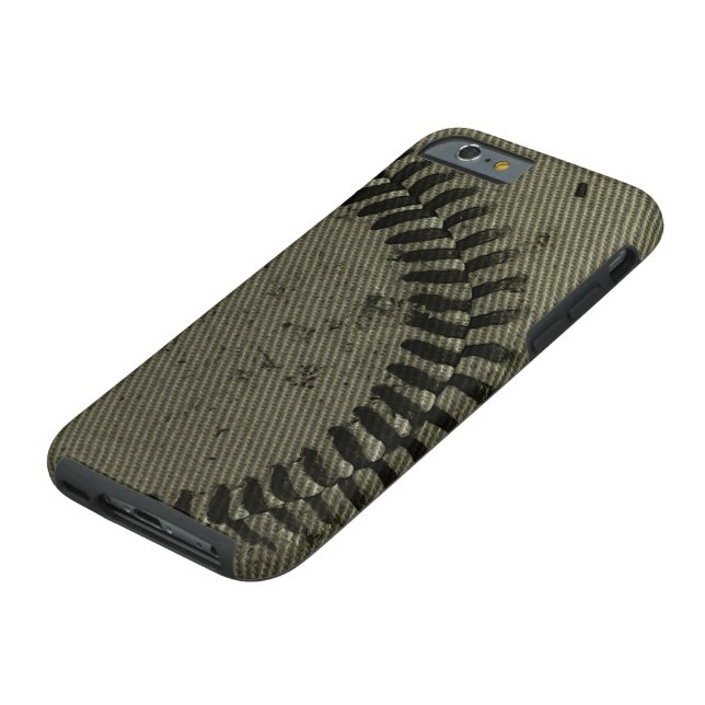 Getextureerd honkbal Case-Mate iPhone case (Bovenkant)