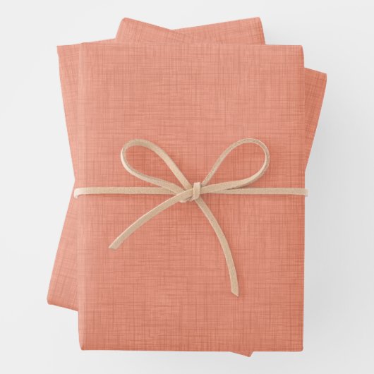 Getextureerd koraal "verzachtend koraal", populair inpakpapier vel (In situ)