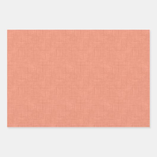 Getextureerd koraal "verzachtend koraal", populair inpakpapier vel (Voorkant)