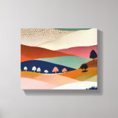 getextureerd landschap canvas afdruk (Voorkant)
