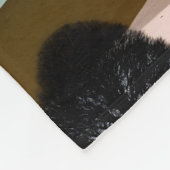 getextureerd landschap fleece deken (Hoek)