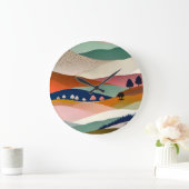 getextureerd landschap grote klok (Huis)