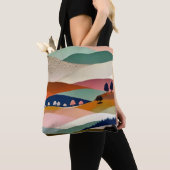 getextureerd landschap tote bag (Dichtbij)