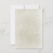 Getextureerd Latijn Bedankkaart (Achterkant)