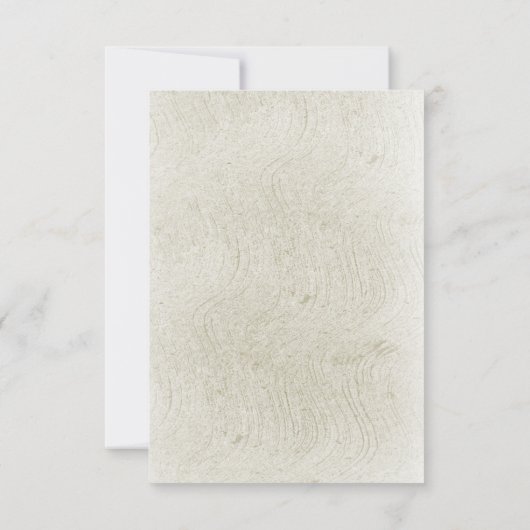 Getextureerd Latijn Bedankkaart (Achterkant)