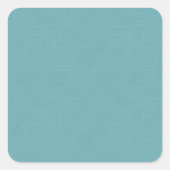 Getextureerd lichtblauw. vierkante sticker (Voorkant)