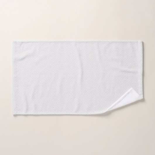 Getextureerd massief wit. bad handdoek (Handdoek)