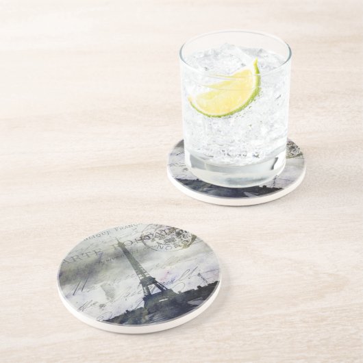Getextureerd Onderzetter van Parijs (Zijkant)