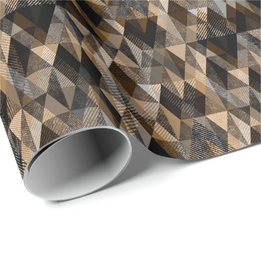 Getextureerd roombruin met beige cadeaupapier (Rol Hoek)