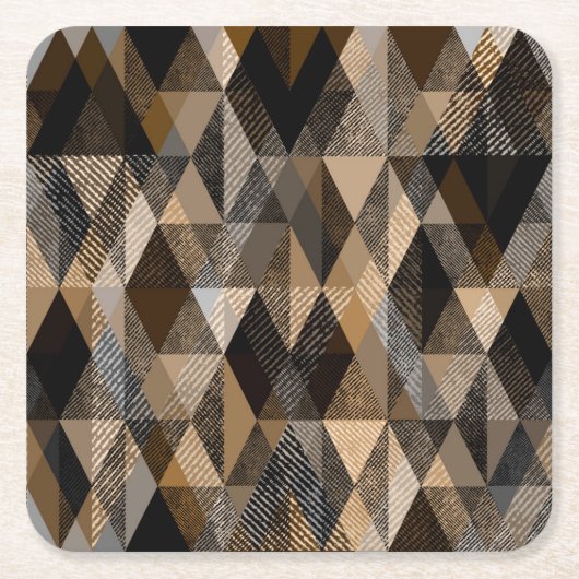 Getextureerd roombruin met beige kartonnen onderzetters (Voorkant)