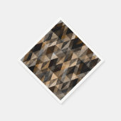 Getextureerd roombruin met beige servet (Hoek)