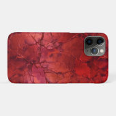 Getextureerd, scheuren, teugels in diep rood Case-Mate iPhone case (Achterkant (horizontaal))