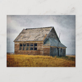 Getextureerd Schoolhouse Briefkaart