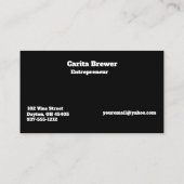 Getextureerd Visitekaartje (Achterkant)