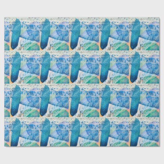 Getextureerd Waterverf geschilderd inpakpapier (Vlak)