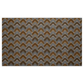 Getextureerd, zigzag, grijs en bruin, lijnen, klas stof (Fat Quarter)