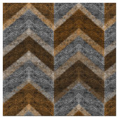 Getextureerd, zigzag, grijs en bruin, lijnen, klas stof (Close Up)