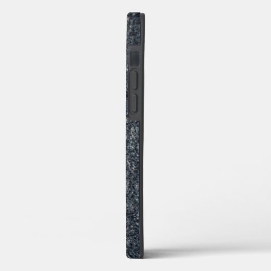  getextureerd zwart leder Case-Mate iPhone case (Achterkant / Links)