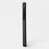 getextureerd zwart leder Hoesje-mais iPho Case-Mate iPhone Case (Achterkant/links)