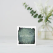 Getextureerde achtergrond interieurs schilder vierkante visitekaartje (Staand voorkant)