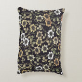 getextureerde Anemone Floral achtergrond | Accent Kussen (Achterkant (Verticaal))