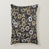 getextureerde Anemone Floral achtergrond | Accent Kussen (Voorkant(Verticaal))