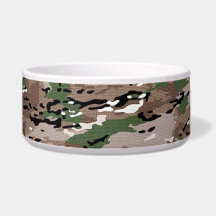 Getextureerde Army Camo Hond Met Vlekken