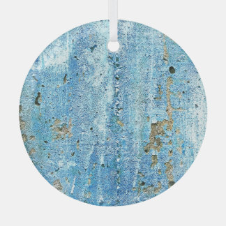 Getextureerde betonnen muur, roestvlekken. glas ornament