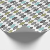 Getextureerde bladeren 01 cadeaupapier (Hoek)