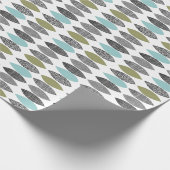 Getextureerde bladeren 01a cadeaupapier (Hoek)