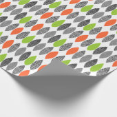 Getextureerde bladeren 02 cadeaupapier (Hoek)