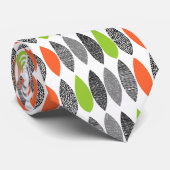 Getextureerde bladeren 02 stropdas (Opgerold)