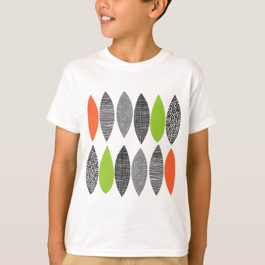 Getextureerde bladeren 02 t-shirt (Voorkant)