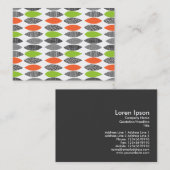 Getextureerde bladeren 02 visitekaartje (Voorkant / Achterkant)