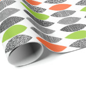 Getextureerde bladeren 02a cadeaupapier (Rol Hoek)