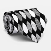 Getextureerde bladeren 03 stropdas (Opgerold)