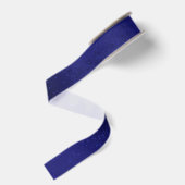 Getextureerde blauwe achtergrond grosgrain lint (Achterkant)