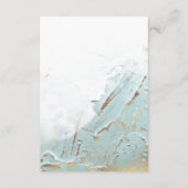 getextureerde blauwe gouden namaakfolie Details Informatiekaartje (Achterkant)