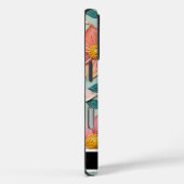  Getextureerde Bloemen Telefoon Hoesje (Achterkant / Rechts)