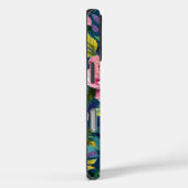 Getextureerde bloemenschilderij met roze rozen Case-Mate iPhone case (Achterkant / Rechts)