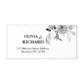 Getextureerde Boho Pampas Gras Bruiloft  Zelfinktende Stempel (Design)