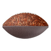 Getextureerde bruine terracotta american football (Gedraaid 90)