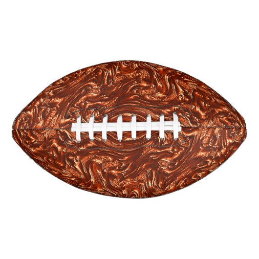 Getextureerde bruine terracotta american football (Voorkant)