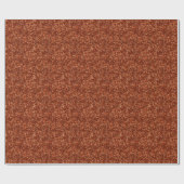 Getextureerde bruine terracotta cadeaupapier (Vlak)